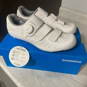 Shimano Women Cycling Shoes - White